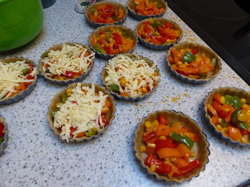 Pepper Sweetcorn Chilli Quiche