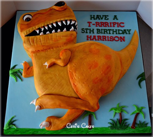 CerisCakesDinoCake