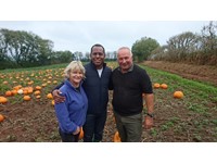 TV personality pays local farm a visit