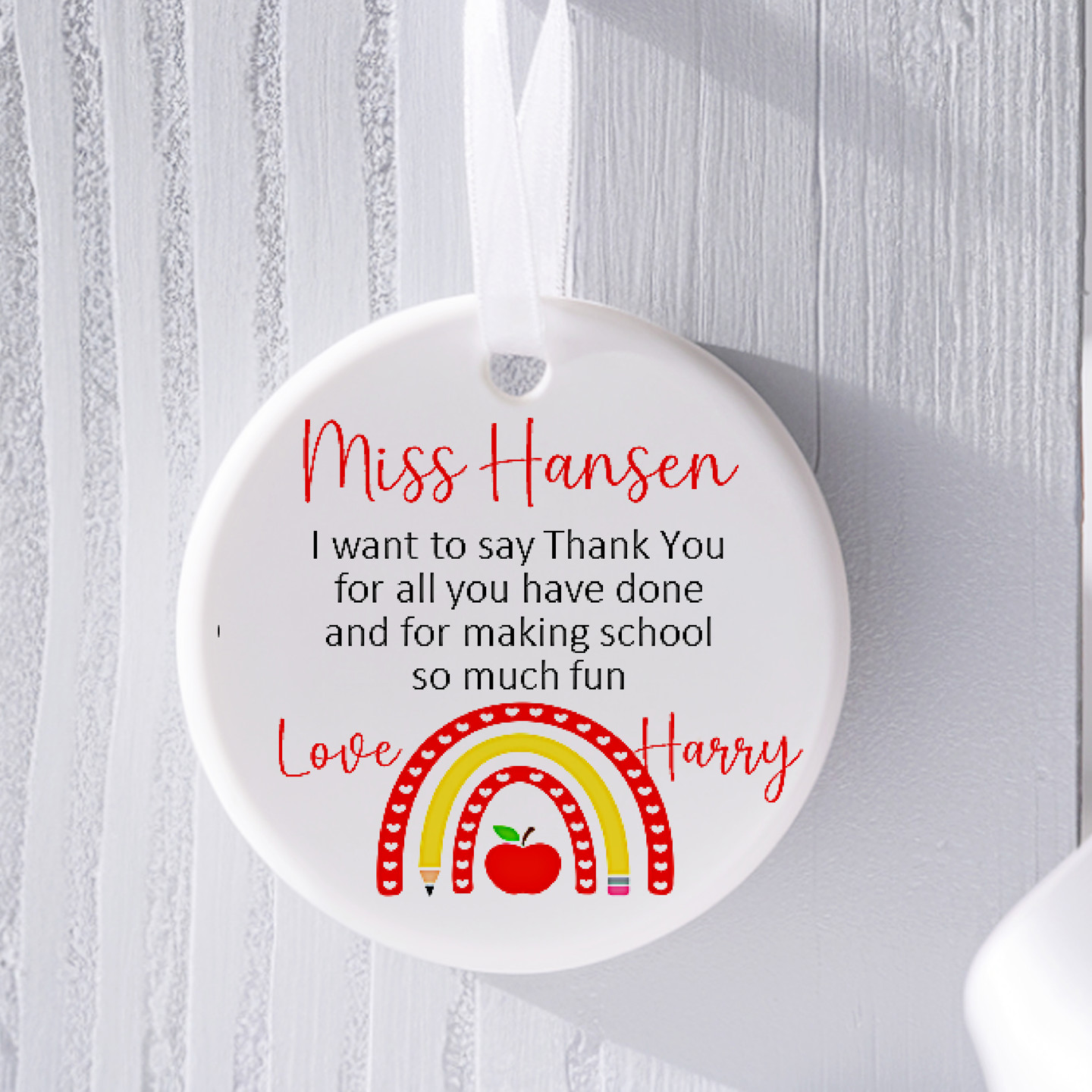 Red Rainbow, Personalised