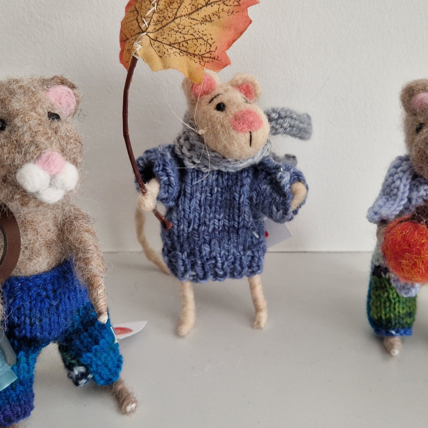 Needle Felted Mice (1)